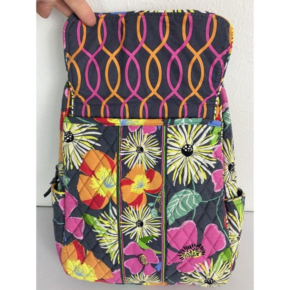 Vera Bradley Laptop Backpack Jazzy Blooms